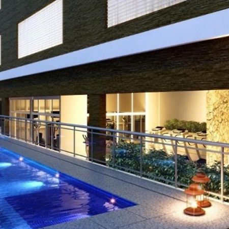 Apto Top Com Vista Pro Mar Em Condominio Completo Em Frente A Praia! Сантос Экстерьер фото