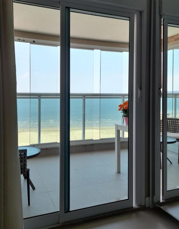 Apto Top Com Vista Pro Mar Em Condominio Completo Em Frente A Praia! Сантос Экстерьер фото