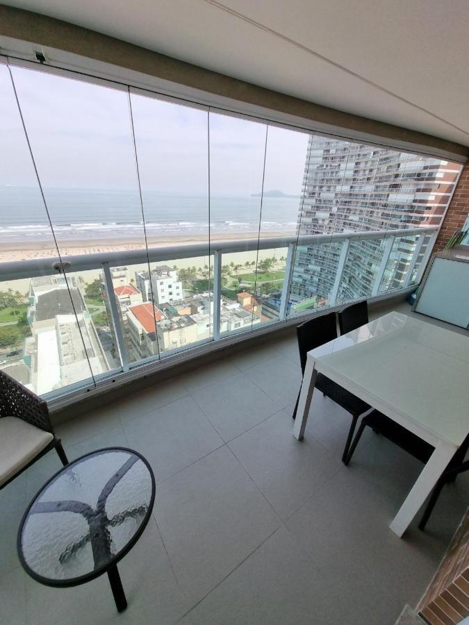 Apto Top Com Vista Pro Mar Em Condominio Completo Em Frente A Praia! Сантос Экстерьер фото